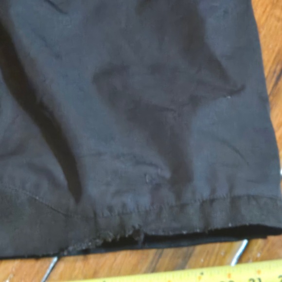 Spyder Mens Black Ski Snowboard Pants XL Regular Adjustable Waist Cargo Pockets